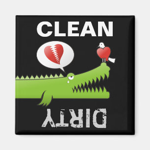 Alligator in der Liebe Magnet