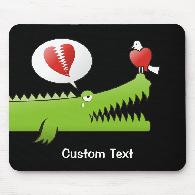 Alligator in der Liebe Maus-Pad Mousepad (Vorne)