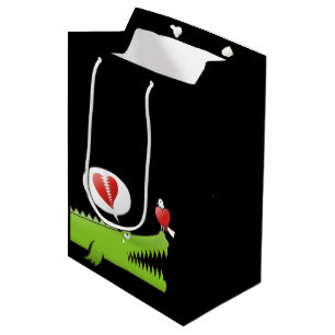 Alligator in der Liebe Mittlere Geschenktüte