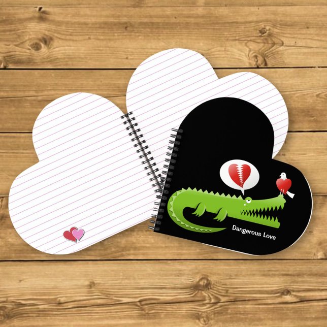 Alligator in der Liebe Notizbuch (Von Creator hochgeladen)
