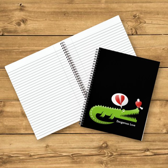 Alligator in der Liebe Notizbuch (Von Creator hochgeladen)