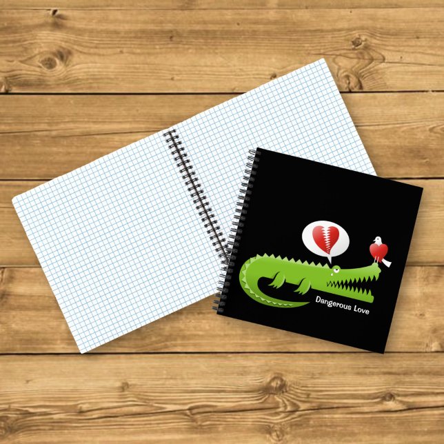 Alligator in der Liebe Notizbuch (Von Creator hochgeladen)