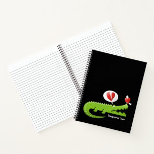 Alligator in der Liebe Notizbuch