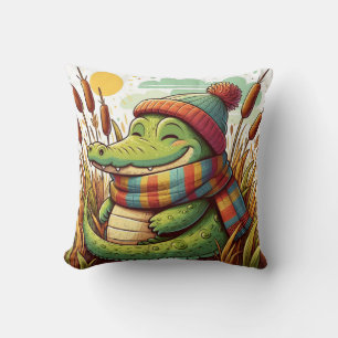 Alligator-Inspiriert Pillow Kissen