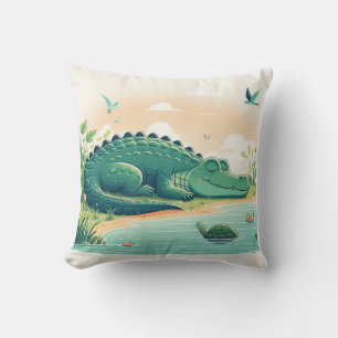 Alligator-Inspiriert Pillow Kissen