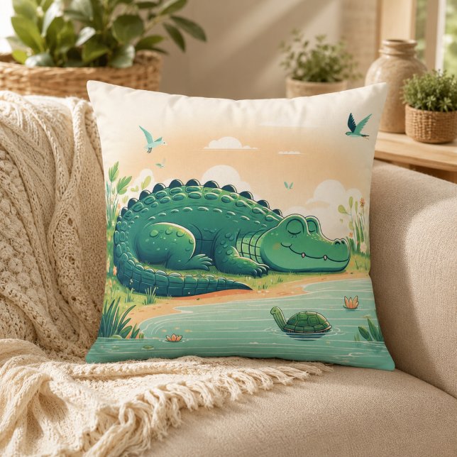Alligator-Inspiriert Pillow Kissen (Alligator-Inspired Pillow)
