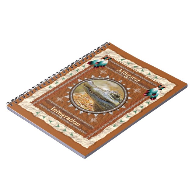 Alligator-Integration - Notebook-80-Seite Notizblock (Linke Seite)