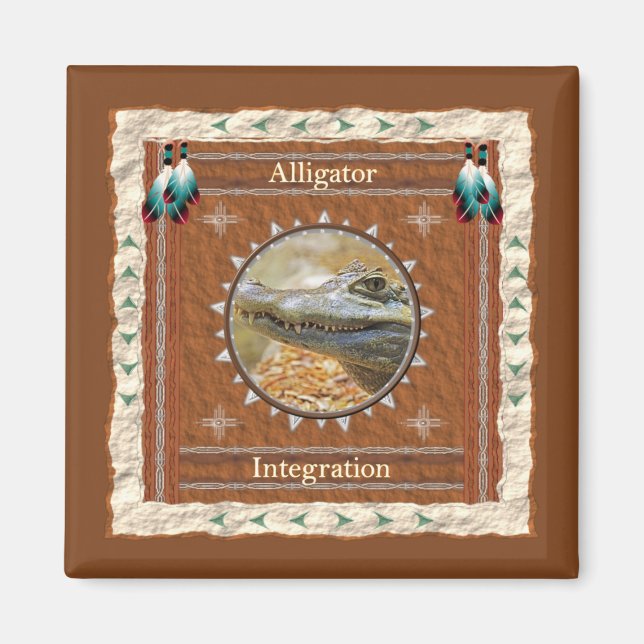 Alligator-Integrationsenergie Magnet (Vorne)