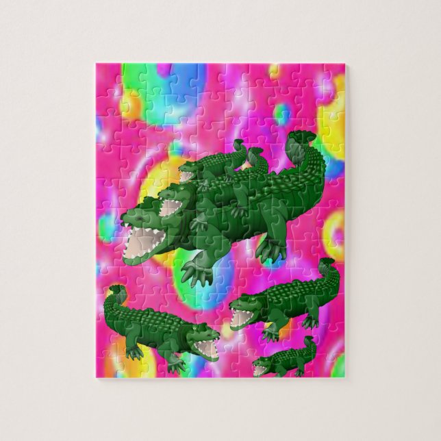 Alligator Jigsaw Puzzle (Vertikal)