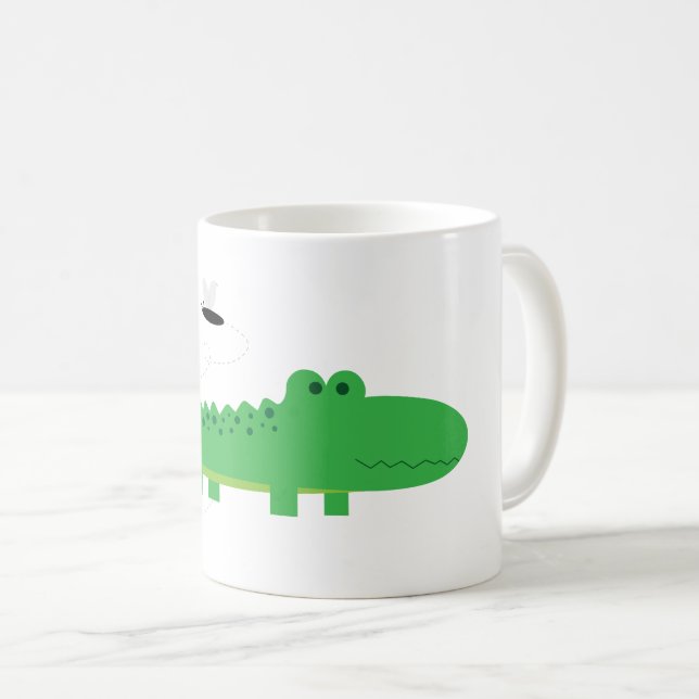 Alligator Kaffeetasse (VorderseiteRechts)