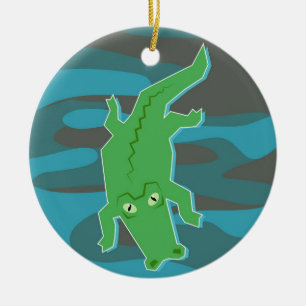 Alligator Keramikornament