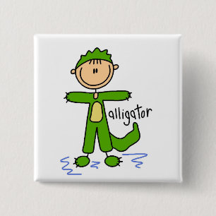 Alligator kleiden oben T-Shirts und Geschenke Button