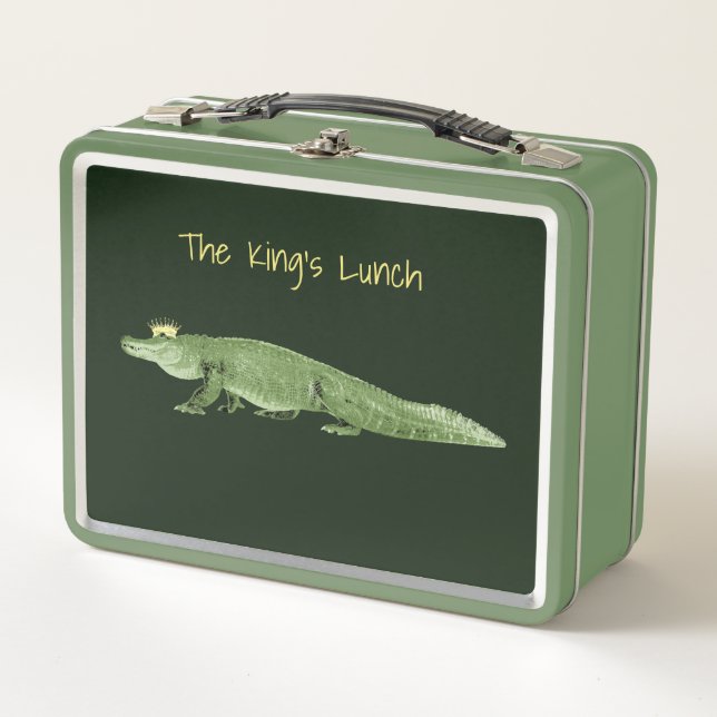 Alligator-König Lunchbox (Vorderseite)