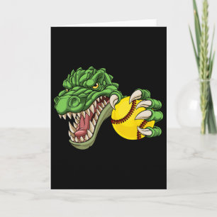Alligator Krokodil Dinosaur Softll Charakter Karte