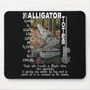 ALLIGATOR-/KROKODIL-TOTEM MOUSEPAD