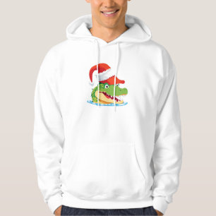 Alligator Krokodil Weihnachtskostummücke Hoodie