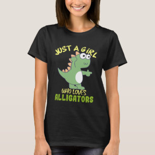 Alligator Krokodile nur ein Mädchen, die Liebe All T-Shirt