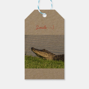 Alligator Lächeln Geschenkanhänger