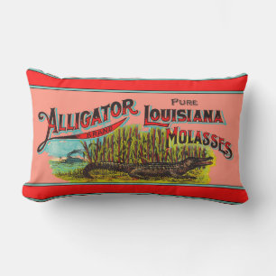 Alligator Louisiana Molasses Lendenkissen