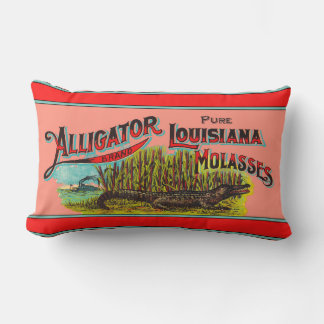 Alligator Louisiana Molasses Lendenkissen