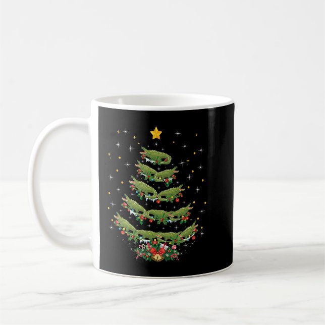 Alligator Lover Xmas Weihnachtsgeschenk Alligator  Kaffeetasse (Links)