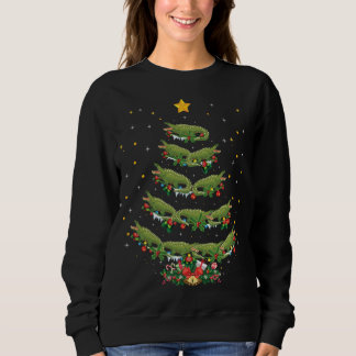 Alligator Lover Xmas Weihnachtsgeschenk Alligator  Sweatshirt