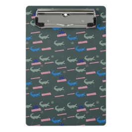 Alligator-Muster Mini Klemmbrett