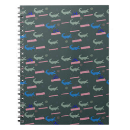 Alligator-Muster Notizblock