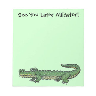 Alligator Note Pad Notizblock