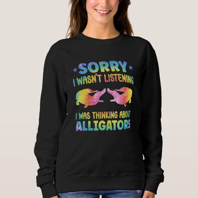 Alligator Outfit for Crocodile Lovers Apparel Wome Sweatshirt (Vorderseite)