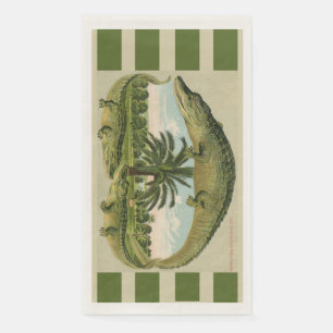 Alligator & Palms Serviette