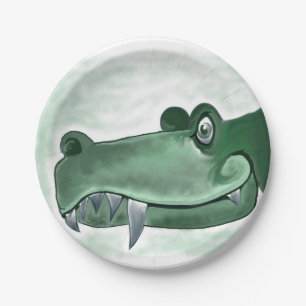 Alligator Pappteller