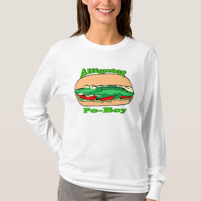 Alligator Po-Boy, Sandwich T-Shirt (Vorderseite)
