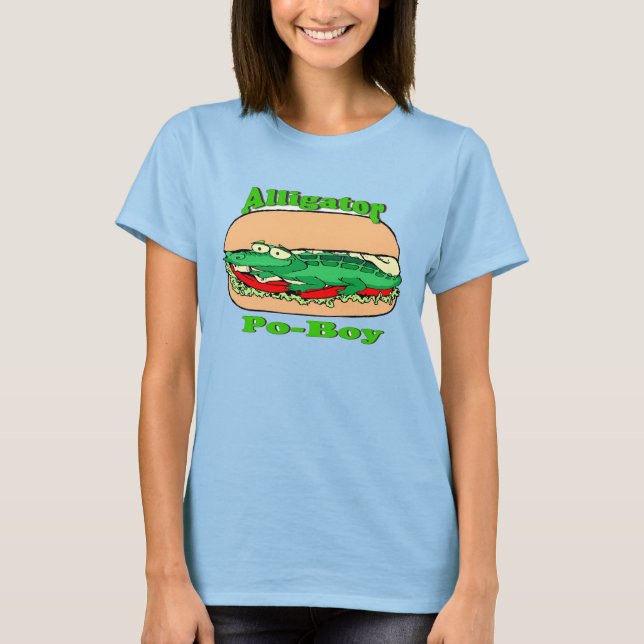 Alligator Po-Boy, Sandwich T-Shirt (Vorderseite)