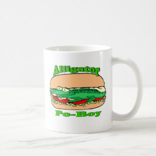 Alligator Po-Boy Tasse
