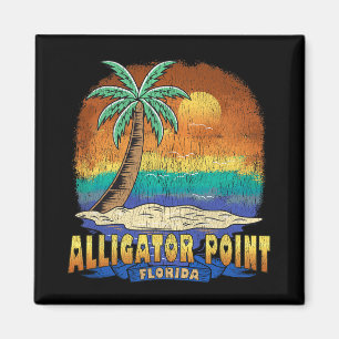 Alligator Point Florida Vintage abgenutzt Souvenir Magnet