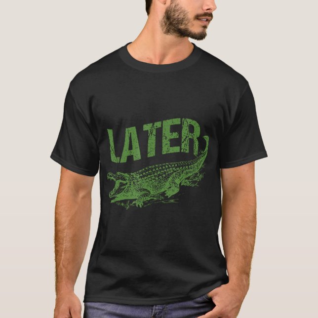 Alligator Puffer Spater Gator T-Shirt (Vorderseite)