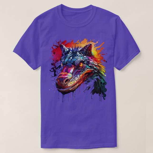 Alligator Rainbow T-Shirt (Design vorne)