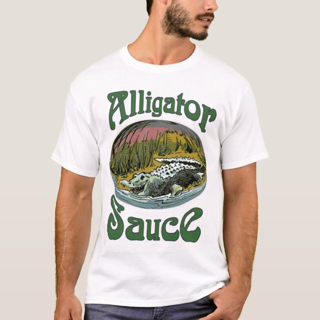 Alligator Sauce-Logo T-Shirt (Vorderseite)