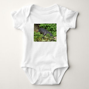 Alligator Silver River Baby Strampler