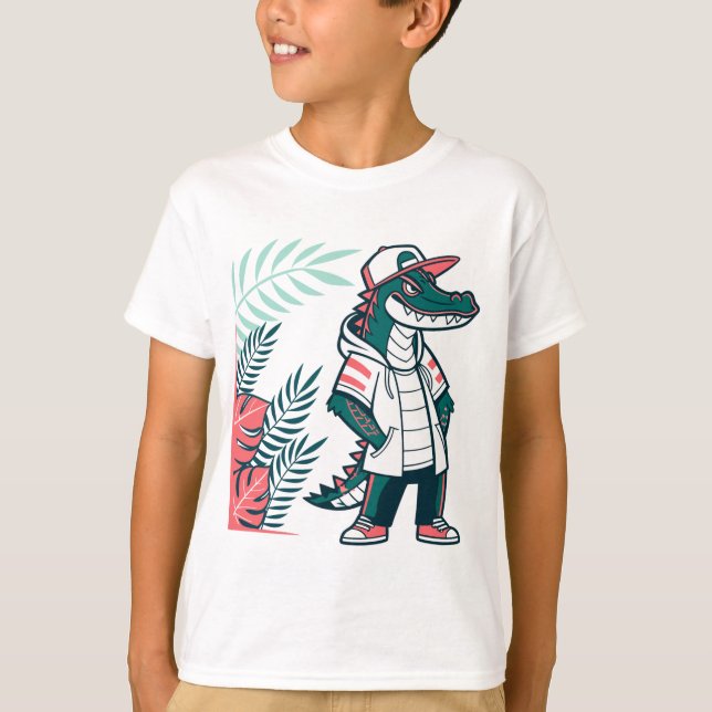 Alligator-T - Shirt (Vorderseite)