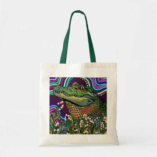 Alligator Tote Bag Tragetasche (Vorne)