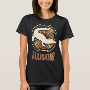 Alligator Vintage klassische Retro-Liebe T-Shirt