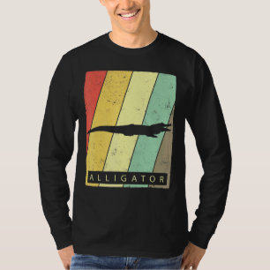 Alligator Vintage Retro Poster Tier T-Shirt