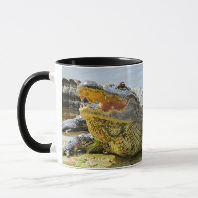 Alligator. Von Angesicht zu Angesicht. Tasse (Links)