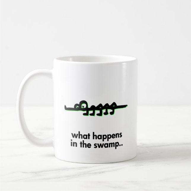 Alligator, was im Sumpf passiert Tasse (Links)