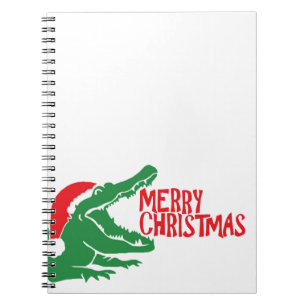 Alligator Weihnachtsheft Notizblock