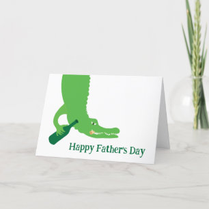 Alligator Wine Card Dankeskarte