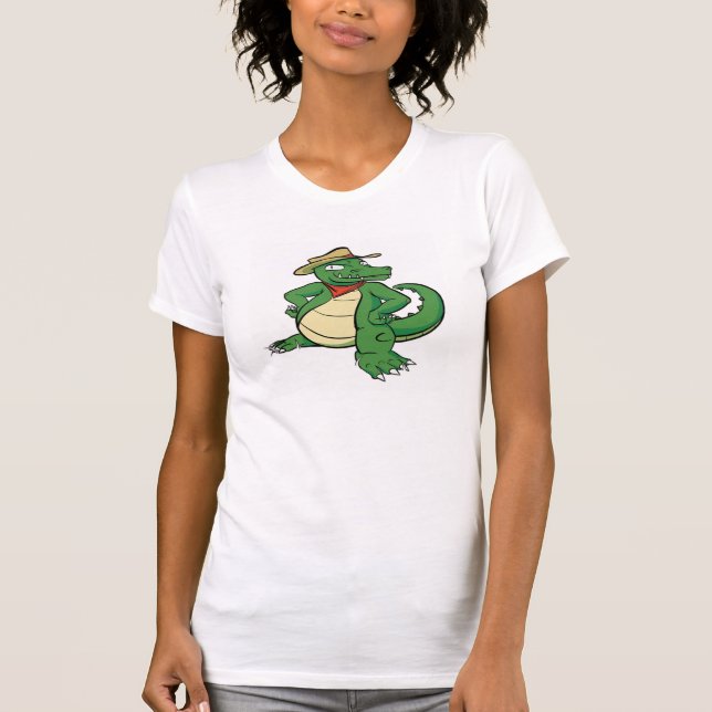 Alligatoranstifter (Solo) • Mädchen-T - Shirt (M) (Vorderseite)