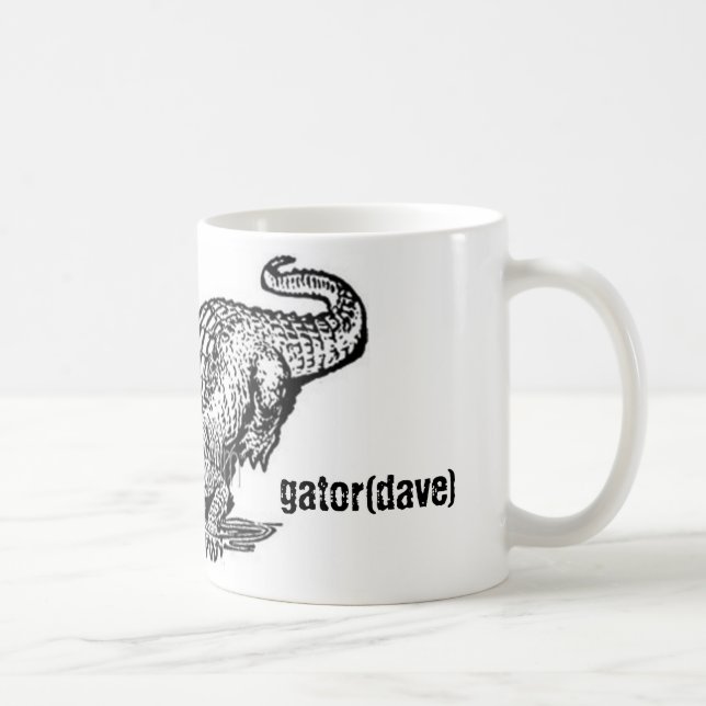 Alligatordave-Tasse Tasse (Rechts)